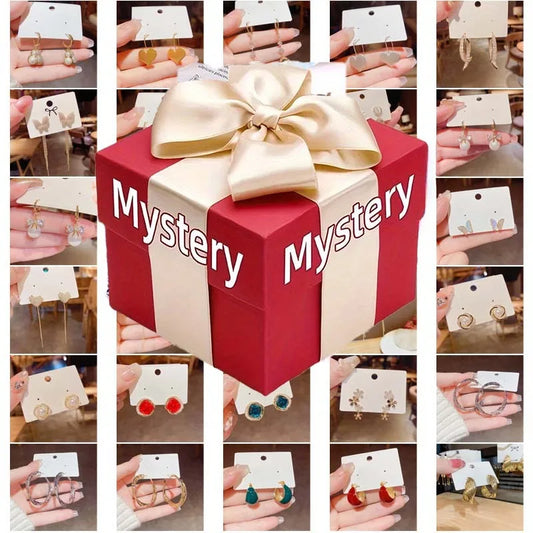 Mystery Box-Random Fashionable and Elegant Earrings Jewelry Premium - Mystery Deals