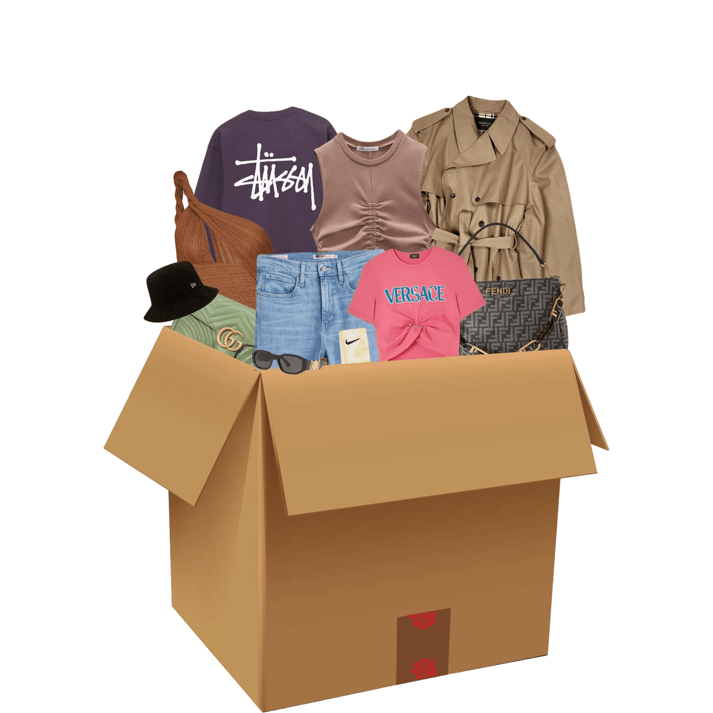 Job Lot Random Mixed Clothing Box Returns & Clearance 5+ Items RRP £100+ - Mystery Deals