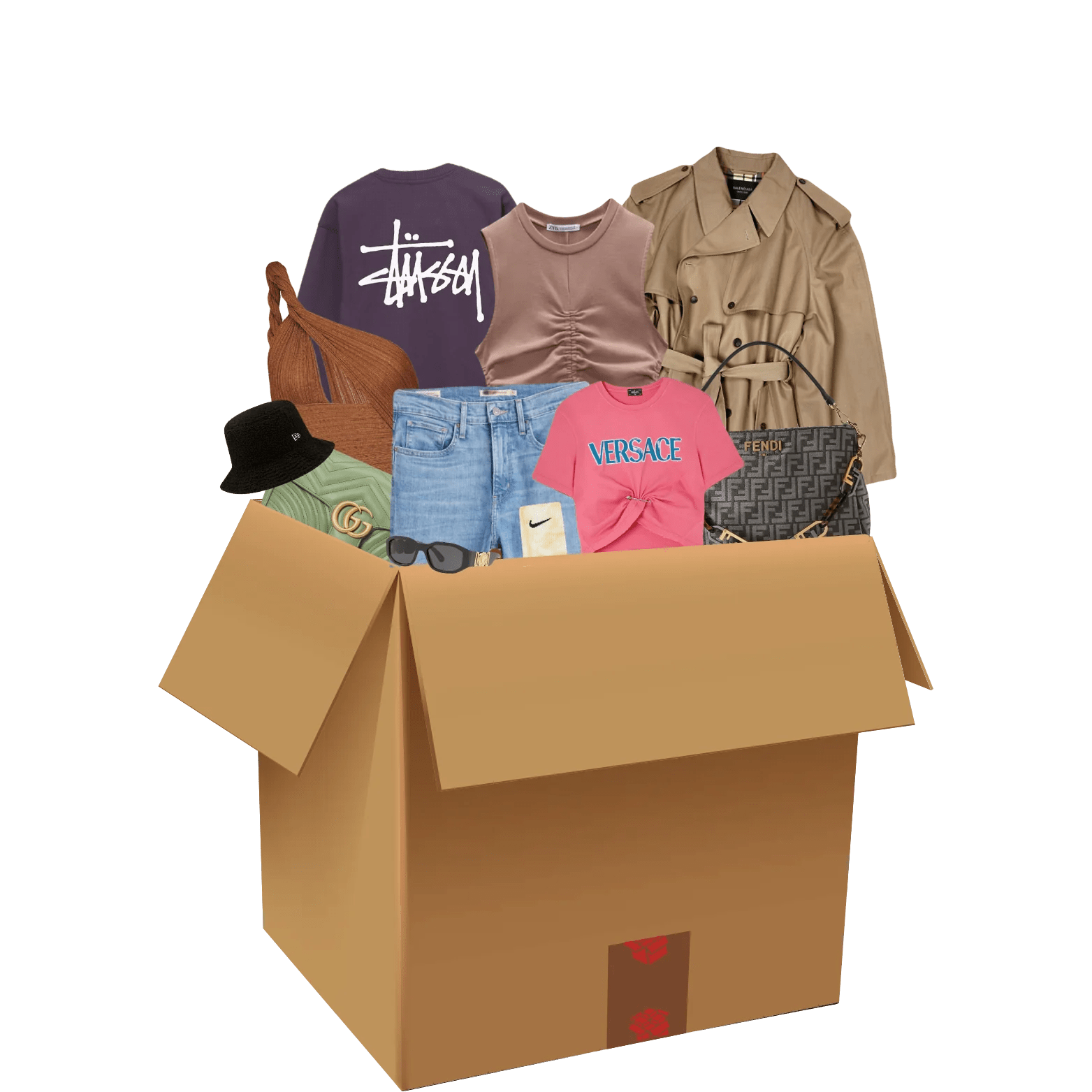 Job Lot Random Mixed Clothing Box Returns & Clearance 5+ Items RRP £100+ - Mystery Deals