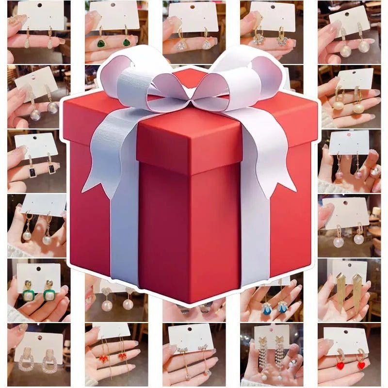 Mystery Box - Random Fashionable and Elegant Earrings Jewelry Premium - Mystery Deals