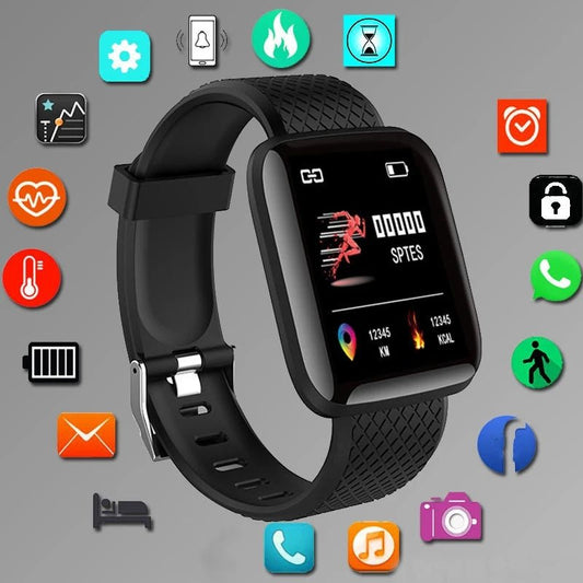 Smartwatch Men Women Wristwatches Smart Watch Message Fitness Monitor Bracelet Birthday Gift Electronic Clock For Android IOS - Mystery Deals